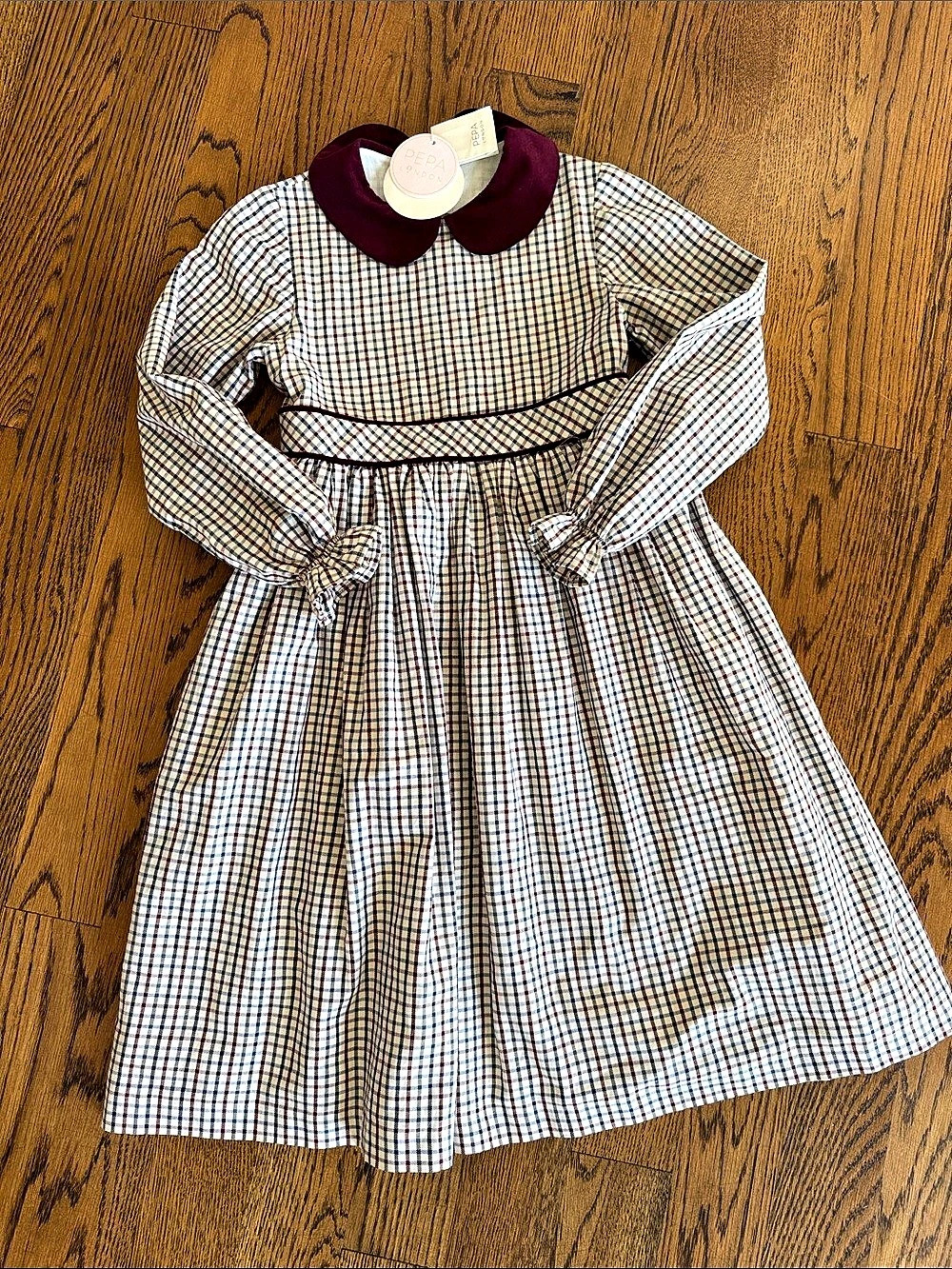 Pepa London Plaid Collared Dress NWT 10 balmoral